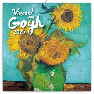 Kalendář 2025 poznámkový: Vincent van Gogh, 30 × 30 cm - 