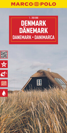 Dánsko 1:350 000 / cestovní mapa MARCO POLO (ZoomSystem) - neuveden