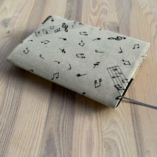 Obal na knihu - Noty na režné (S) - 