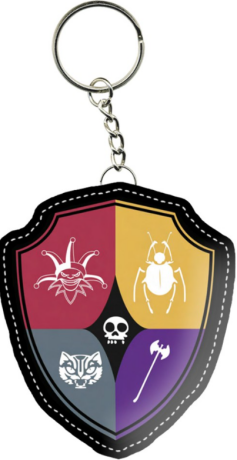 3D klíčenka Wednesday koleje - 