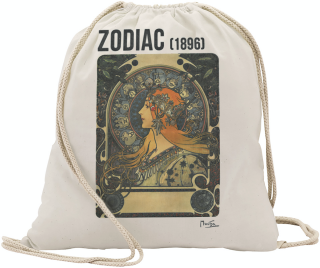 Plátěný sáček Alfons Mucha – Zodiak - 