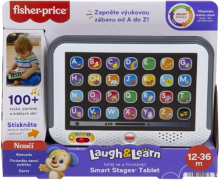 Fisher Price Smart stages tablet CZ - Fisher Price (HXB68) - 
