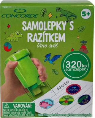 Samolepky s razítkem CONCORDE Dino svět - 