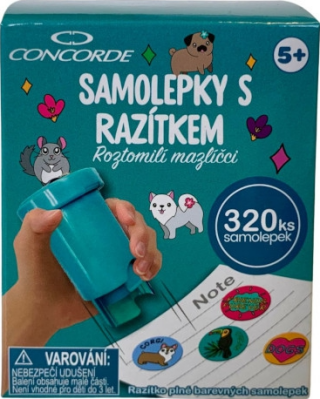 Samolepky s razítkem CONCORDE Roztomilí mazlíčci - 