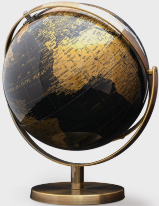 Stírací Globus 20 cm - neuveden