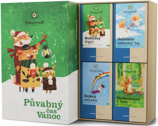 Dárková kazeta čajová - Půvabný čas Vánoc - 