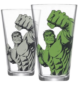 Sklenice Marvel - Hulk měnící se (400 ml) - neuveden