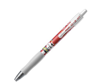 Pilot G-2 07, R, červená, Mika edice - 