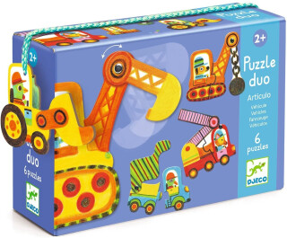 Duo puzzle Autíčka v pohybu - neuveden