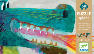 Puzzle velké Drak - 58 pcs - neuveden
