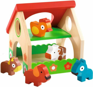 Dřevěná farma se zvířátky - neuveden
