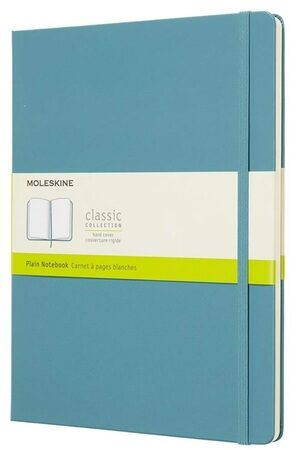 Moleskine Zápisník modrozelený XL, čistý, tvrdý - neuveden