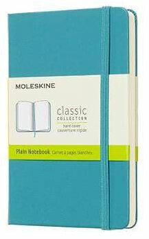 Zápisník Moleskine - měkké desky, L, čistý - tyrkysový - neuveden