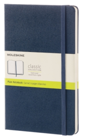 Moleskine - zápisník - tvrdý, čistý, modrý L - neuveden