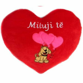 SRDCE MILUJI TĚ - 30CM - 