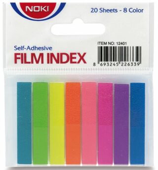 Samolepicí záložky Film Index Noki - Sada 8 barev - 