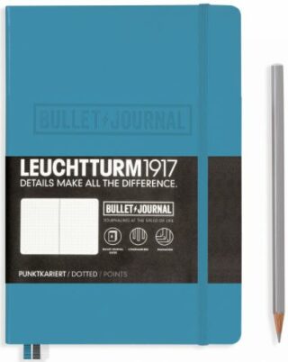 Bullet Journal Leuchtturm1917 - Nordic Blue Medium tečkovaný - LEUCHTTURM1917