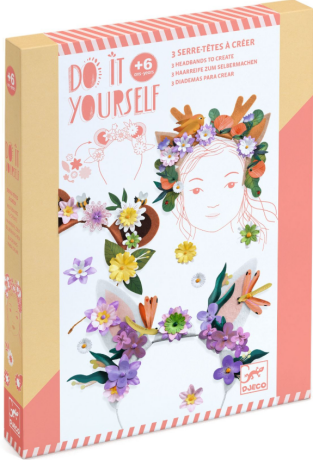 DIY  Výroba čelenek - Flower friends - 