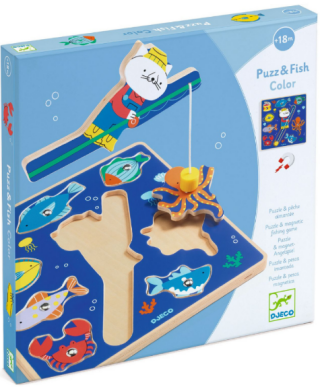Vkládací puzzle Rybolov - neuveden