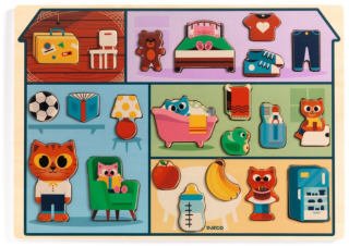 Vkládací puzzle Domeček - neuveden
