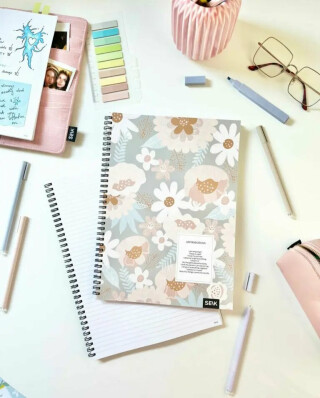 A4 Zápisník spirálový - Affirmations - 