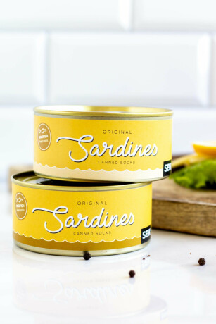 Ponožky Sardinky v konzervě (dámské vel. 35-40) - 