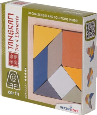 RECENTTOYS Tangram 4 elementy - země - neuveden