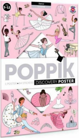 Vzdělávací samolepkový plakát Tanec - 