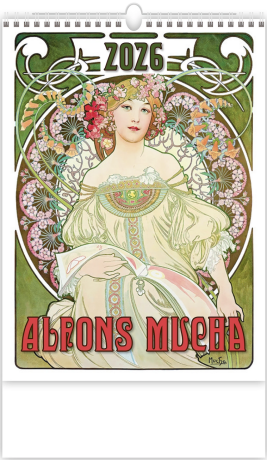 Kalendář 2026  - Alfons Mucha - neuveden