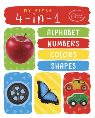My First 4 In 1 Alphabet Numbers Colours Shapes - 