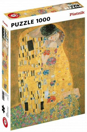 Puzzle Klimt: Polibek 1000 dílků (Metalické) - neuveden