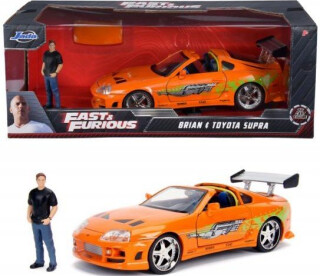 Rychle a zběsile auto 1995 Toyota Supra 1:24 a figurka Brian O’Conner - 