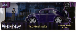 Wednesday auto 1972 VW Beetle 1:24 a figurka Wednesday - Auto (35131314R00) - 