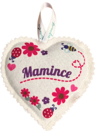 Levandulové vonné srdíčko, mix motivů - 