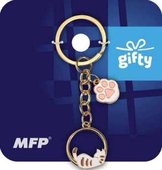 Gifty - Klíčenka Charm - tlapka - 