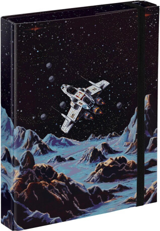 Desky na školní sešity A5 Pixel Space - neuveden