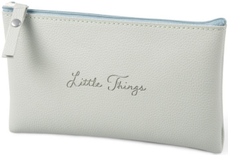 Penál etue plochá Šedozelená - 