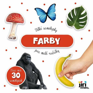 Veľké samolepky pre malé ručičky Farby - 