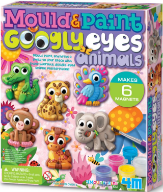 4M Mould&Paint Zvířátka s veselýma očima (604800) - 
