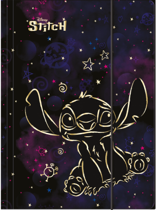 Colorino školní desky s gumičkou A4 - Stitch Gold 2 - neuveden