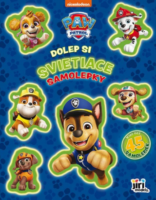 Dolep si svietiace samolepky Labková patrola - 