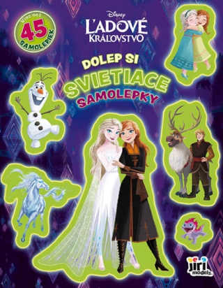 Dolep si svietiace samolepky Ľadové kráľovstvo - 