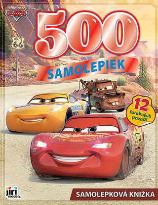 500 samoliepek Autá - 