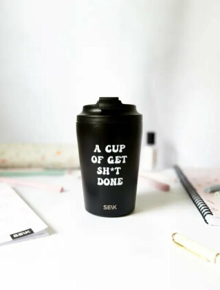 Termohrnek/hrnek na kávu – get sh*t done (350ml) - 