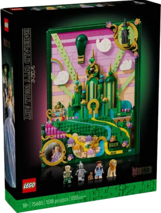 Nástěnné umění: Emerald City - LEGO-Disney and Pixar’s Light (75685) - 