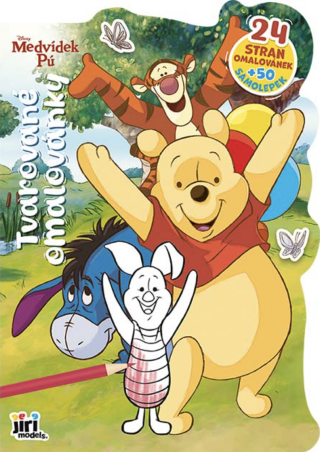 Tvarované omalovánky Medvídek Pú - 