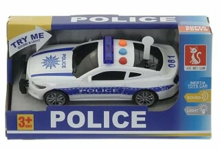 Policejní auto se světlem a zvukem