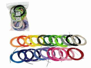 Náplně do 3D pera – 20 barev, 5 m - 