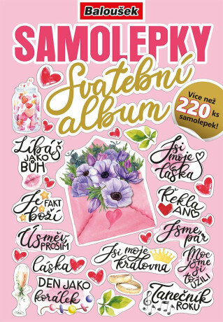Samolepkový sešit Svatební album - 