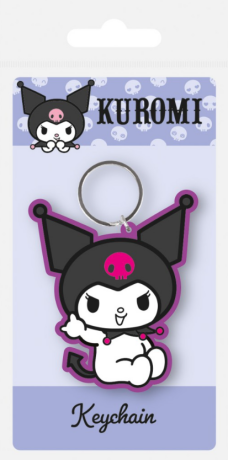 Gumová klíčenka, Hello Kitty Kuromi - 